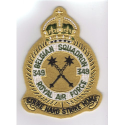 Badge 349 (F) Sqn sand KB