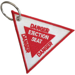 Porte-clés Danger Ejection Seat (triangulaire)
