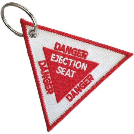 Porte-clés Danger Ejection Seat (triangulaire)