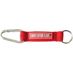 Porte-clés "Remove Before Flight" mousqueton.