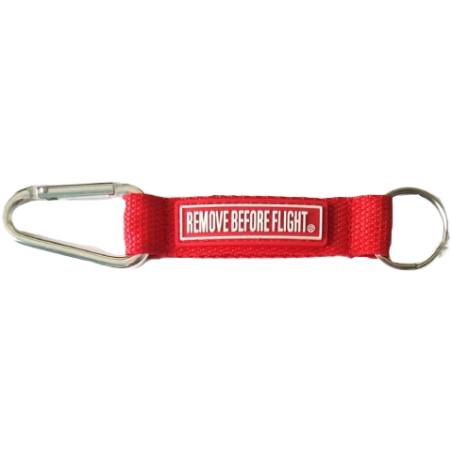 Porte-clés "Remove Before Flight" mousqueton.