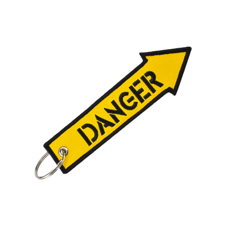 Porte-clés "Danger".