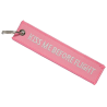 Porte-clés "Kiss me Before Flight". (PINK)