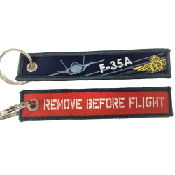Porte-clés 'Remove Before Flight' F35