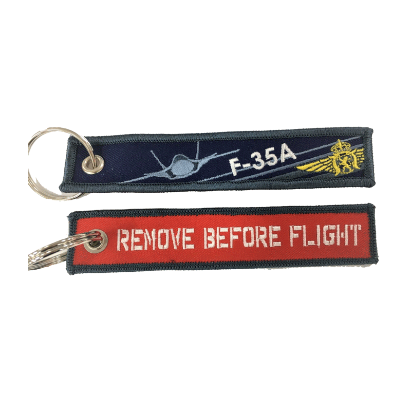 Porte-clés 'Remove Before Flight' F35