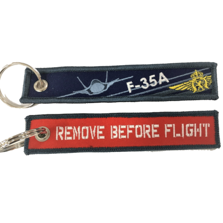 Porte-clés 'Remove Before Flight' F35