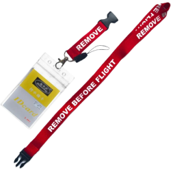 Tour de cou "Remove Before Flight" (Red)