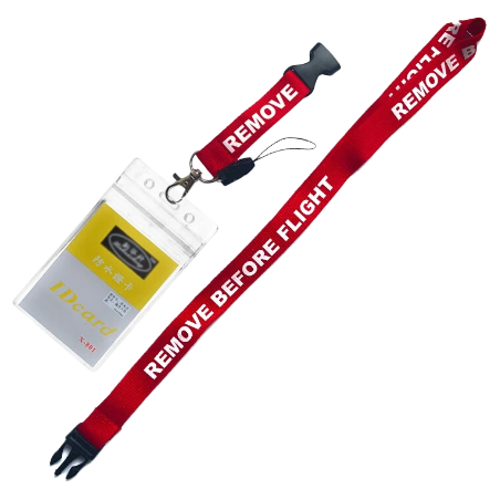 Tour de cou "Remove Before Flight" (Red)
