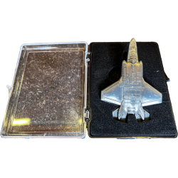 F-35A Belgium (Coin) Metal (en coffret)