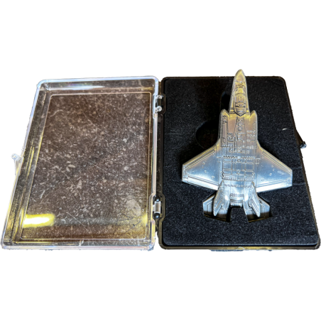 F-35A Belgium (Coin) Metal (en coffret)