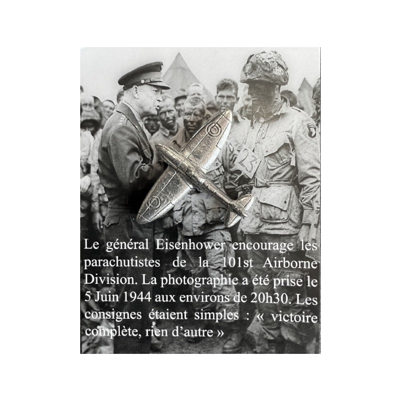 Pin's Spitfire (ARGENT)