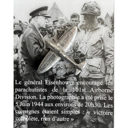 Pin's Spitfire (ARGENT)