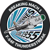 Breaking Mach 1 F-84F