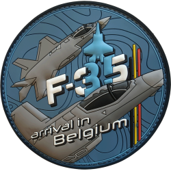 Badge officiel F-35 Arrival PVC (Max 1 badge par acheteur !)