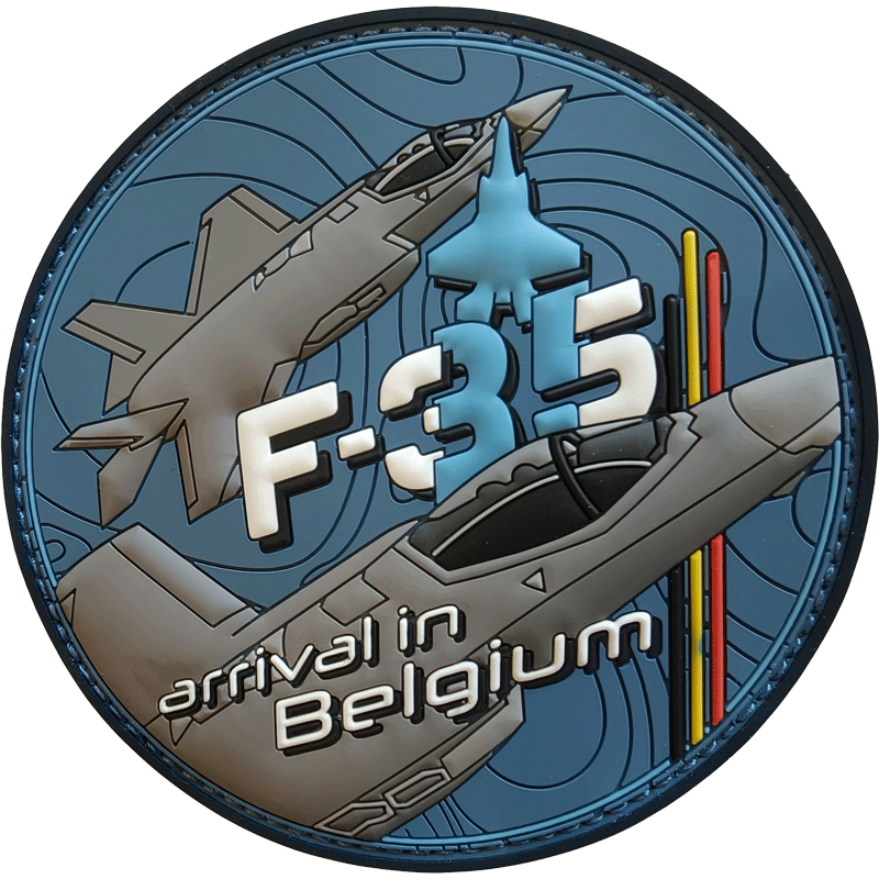 Badge officiel F-35 Arrival PVC (Max 1 badge par acheteur !)