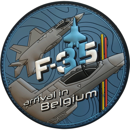 Badge officiel F-35 Arrival PVC (Max 1 badge par acheteur !)