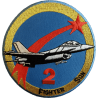 Badge 2 Sqn "La Comète" F-16 (rond)