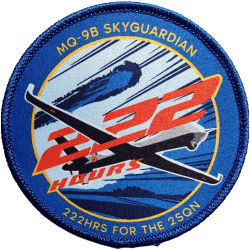 Badge 2 SQN  '222 Hours'