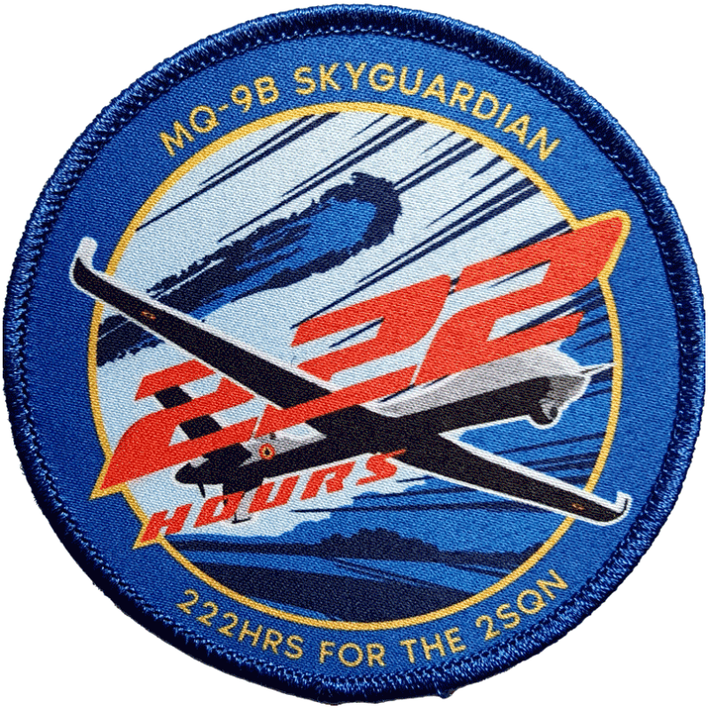 Badge 2 SQN  '222 Hours'