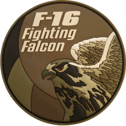 F-16 Fighting Falcon Camo CLEAR PVC