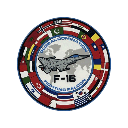 F-16 Global Domination PVC (Magnet)