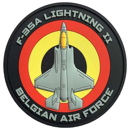 Badge officiel F-35 PVC