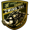 Badge 2WingTac en silicone relief