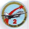 Badge 2 Sqn "La Comète" F-16 (rond)